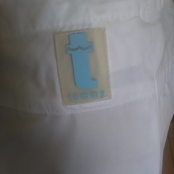 VINTAGE PLASTIC SKIRT TOMMY HILFIGER SZ.3 (IT IS A TOPIC) SEXY SKIRT WAS SM THEN - Picture 5 of 7